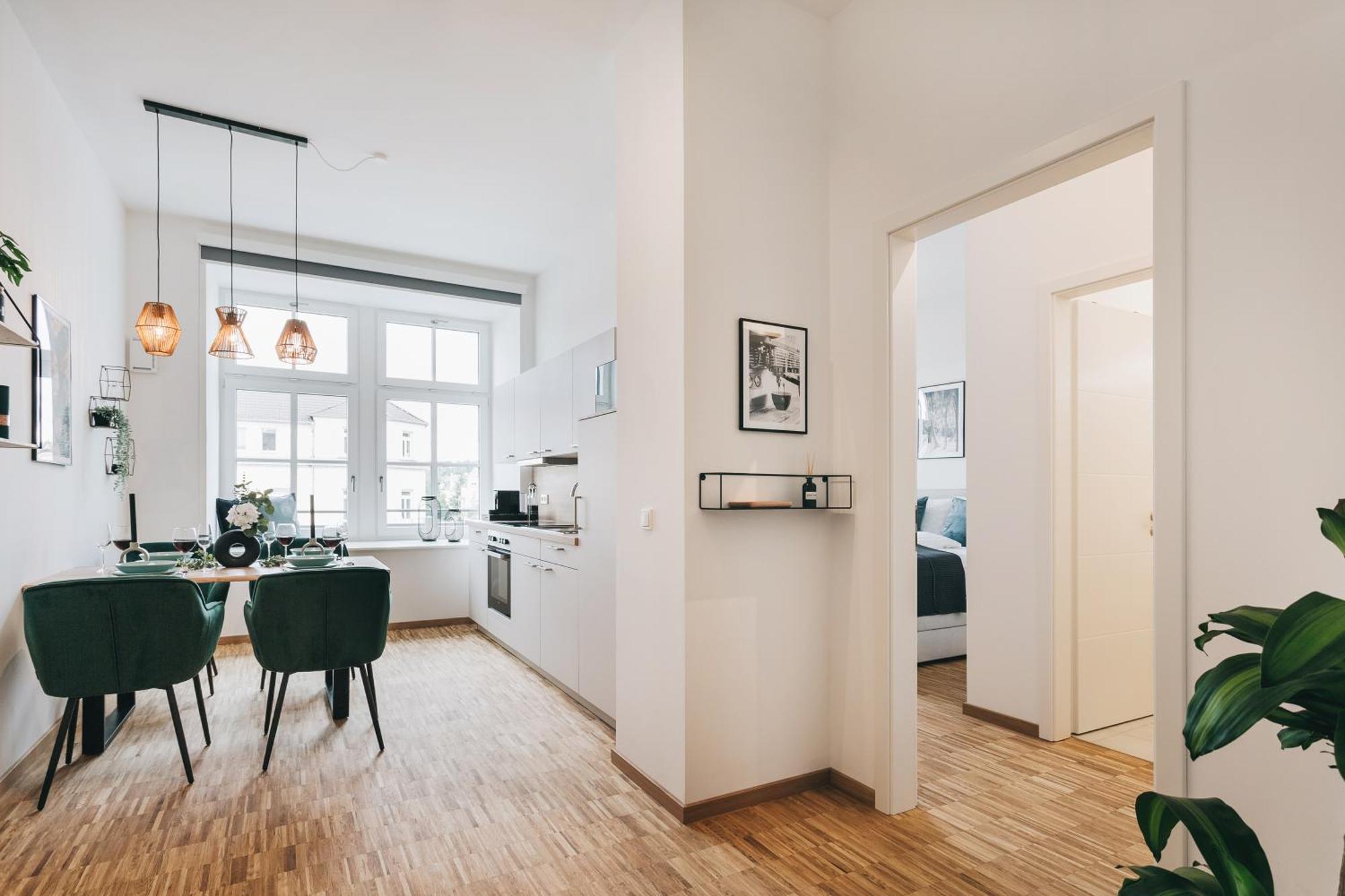 Oasis Appart - Wohnen In Dresden - Netflix - Tiefgarage - Dachterrasse Quarto foto