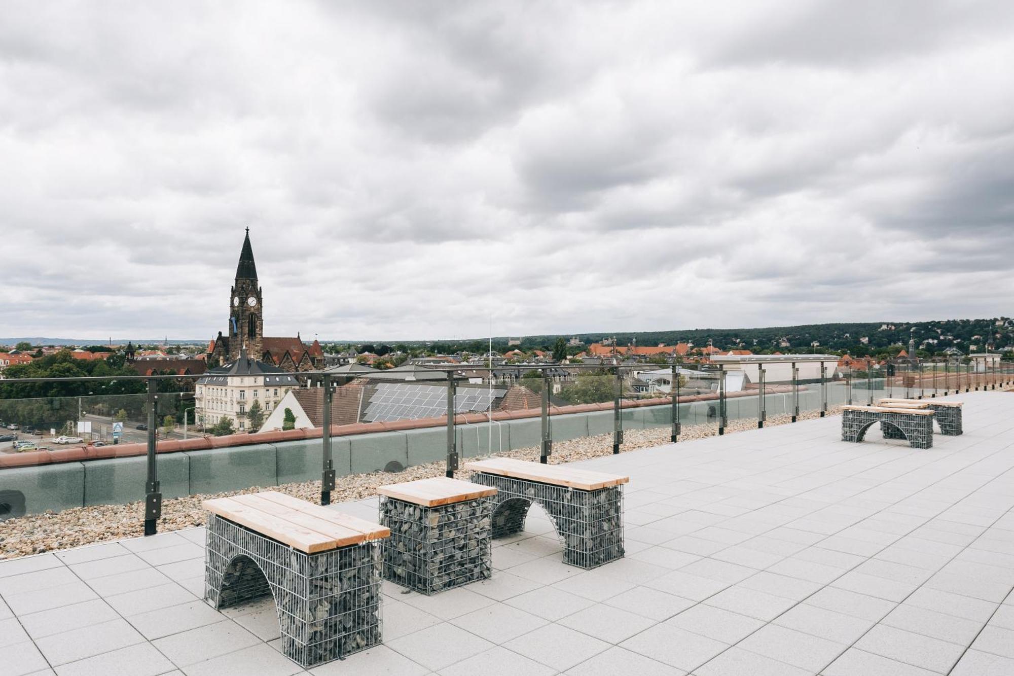 Oasis Appart - Wohnen In Dresden - Netflix - Tiefgarage - Dachterrasse Exterior foto
