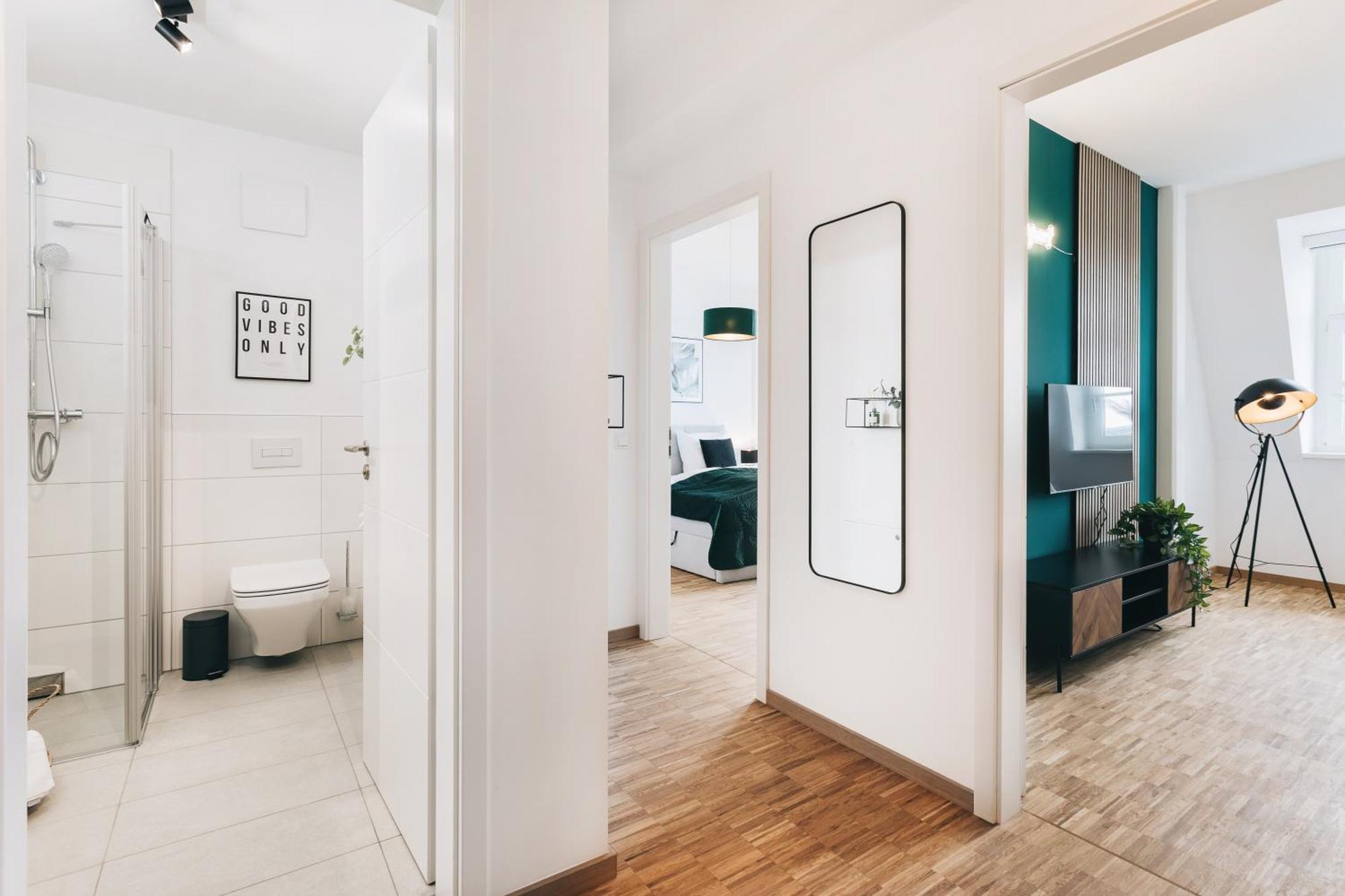 Oasis Appart - Wohnen In Dresden - Netflix - Tiefgarage - Dachterrasse Quarto foto